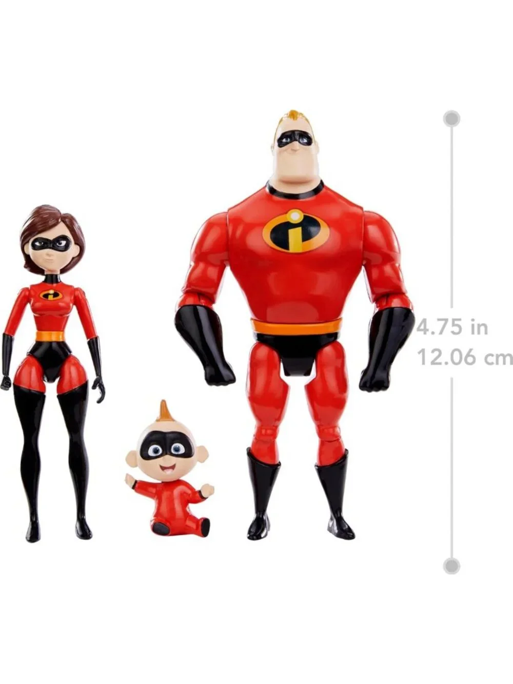 Incredible Super Family Action Figures Set - 3 Collectible Toys, Storyteller